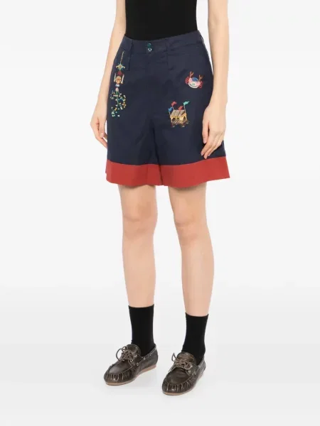 Kratke hlače Garçon By Garçon s vezom plava
