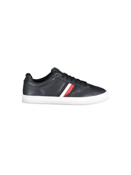 Sneakersy Tommy Hilfiger skórzane niebieskie