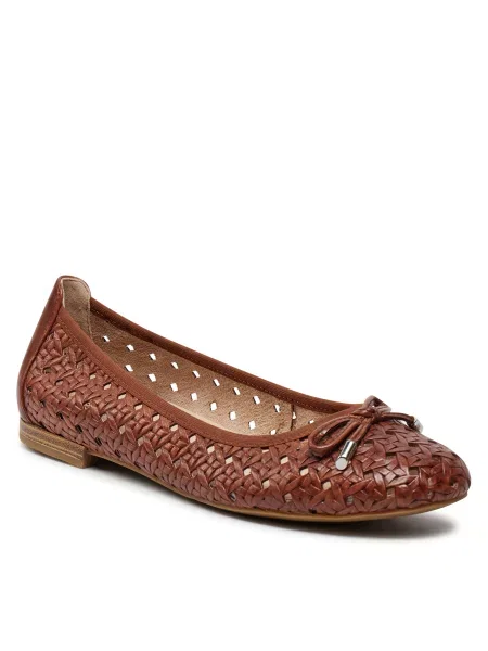 Balerinke Caprice Cognac Nappa rjava