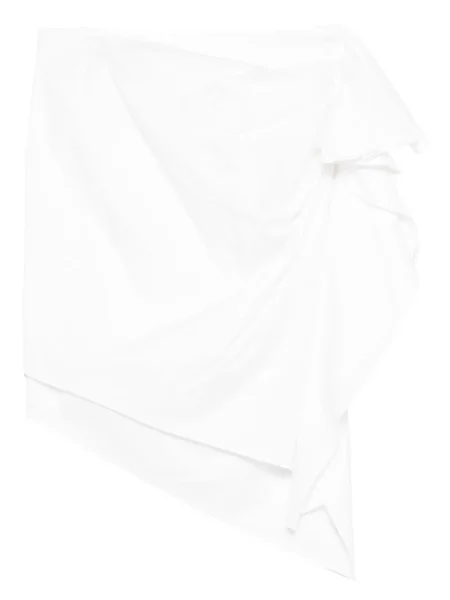 Fusta mini The Garment drapată alb
