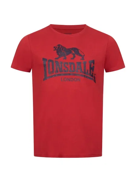 LONSDALE Tricou albastru marin roșu
