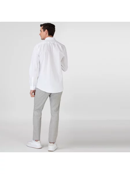 Lacoste Luźne Spodnie szary