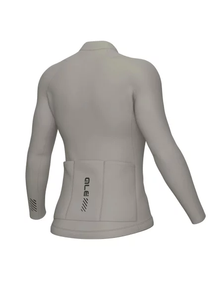 Koszulka rowerowa Alé Cycling Solid Color Block LS szara