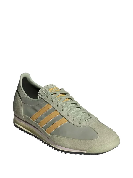 Geacă Adidas cu șireturi cu dungi cu platformă alb