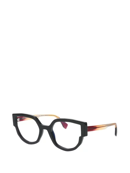 Ochelari de soare Face à Face cu imprimeu geometric negru