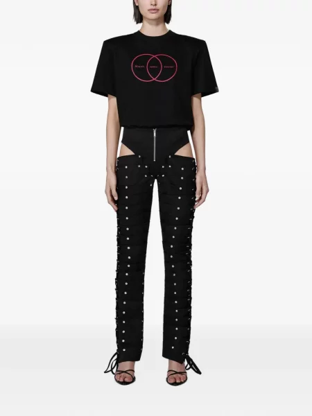 Tricou Srvc Studio cu imagine negru