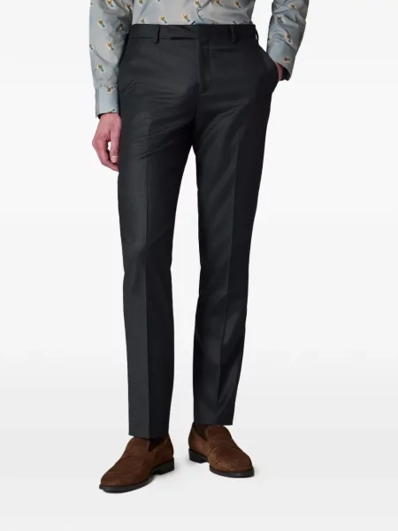 Pantaloni Paul Smith de lână gri