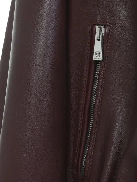 Geanta de piele Versace maro