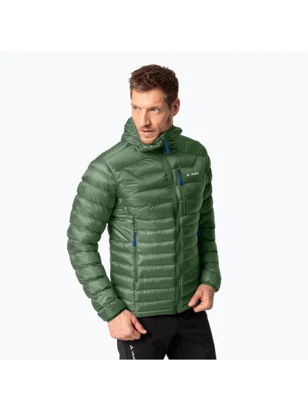 Мъжко пухено яке VAUDE Batura Hooded Insulation woodland зелено