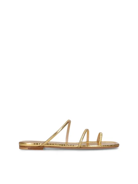 Klapki Michael Kors bez obcasa żółte