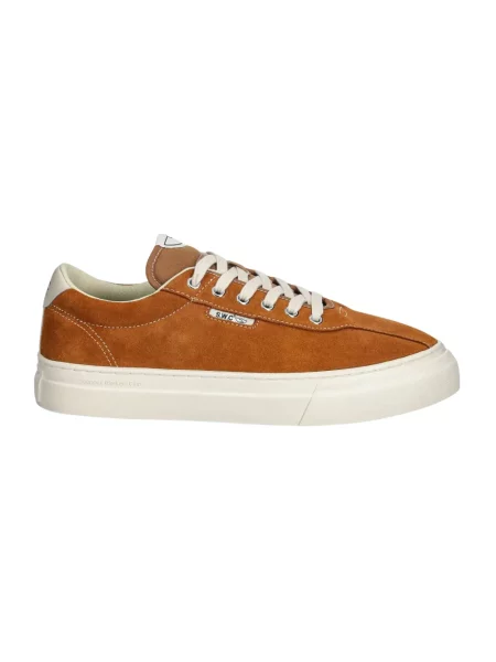 Stepney Workers Club tenisówki DELLOW 02 CUP SUEDE brązowy pomarańczowe