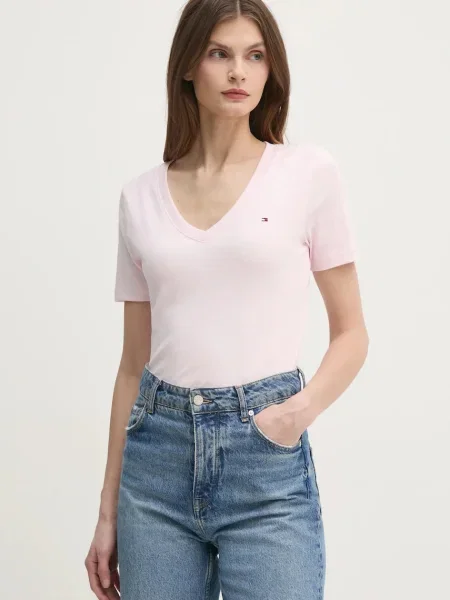 Tommy Hilfiger tričko růžové