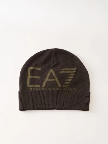 Čepice Emporio Armani Mountain U Visibility Beanie Mulch M hnědý