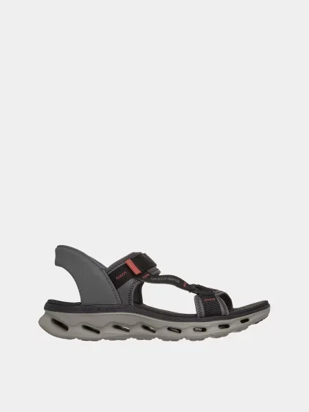Сандалії Skechers GO WALK GLIDE STEP текстиль/штучна шкіра сірий