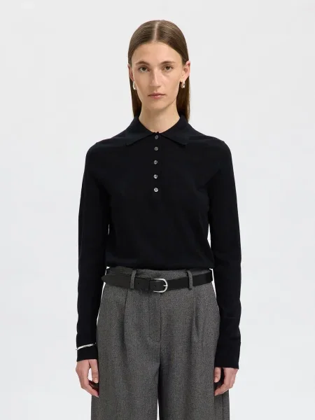 SELECTED Pulover SLFTHEA' negru