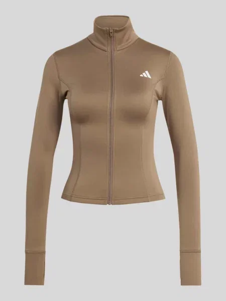 Kurtka treningowa o kroju slim fit z nadrukiem z logo Adidas Training