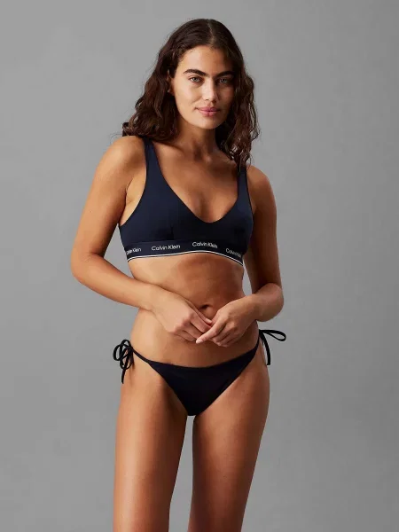 Верхня частина купальника Calvin Klein Underwear темно-синій синій