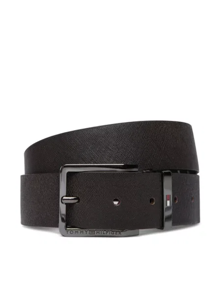Pasek Tommy Hilfiger brązowy