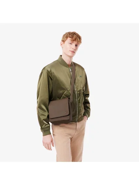 Сумка через плечо Lacoste серая