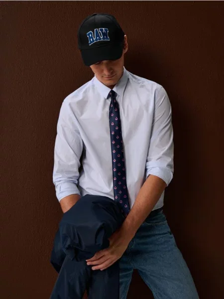 Sinsay koszula w błękitny