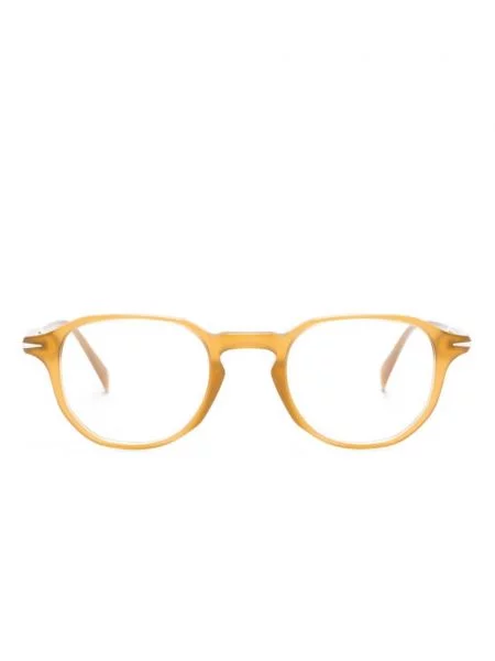Ochelari de soare rotunzi Eyewear By David Beckham maro