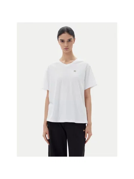 Emporio Armani Majica Loose Fit bela
