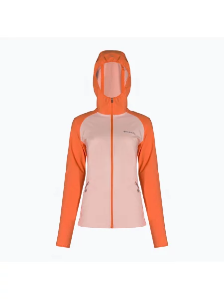 Softshell bunda Columbia Heather Canyon oranžová