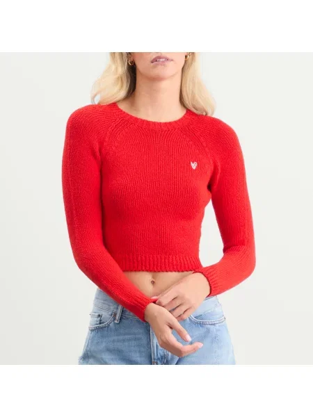 Sweter Acne Studios czerwony