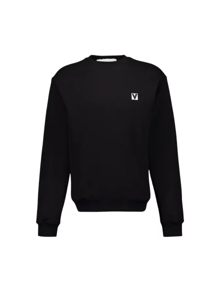 Lniana bluza Valentino Garavani czarna