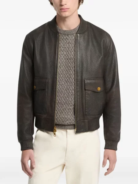 Geanta de piele Michael Kors maro