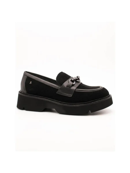 Pantofi Stonefly din velur negru