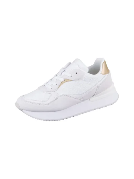Pantofi Tommy Hilfiger din piele alb