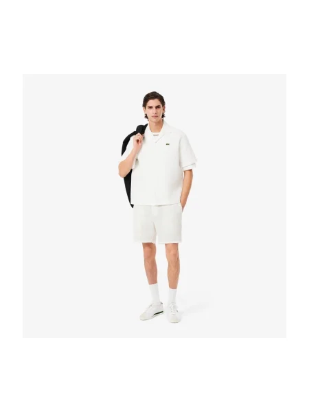 Pantaloni Lacoste alb