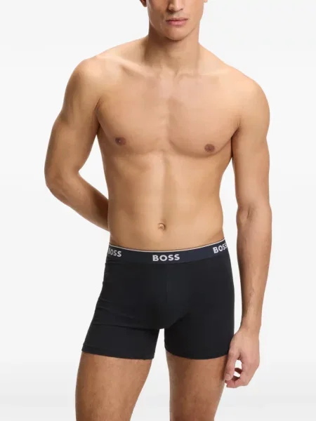Boxeri Boss cu autograf albastru