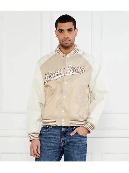 Guess Jeans Geacă bomber bej