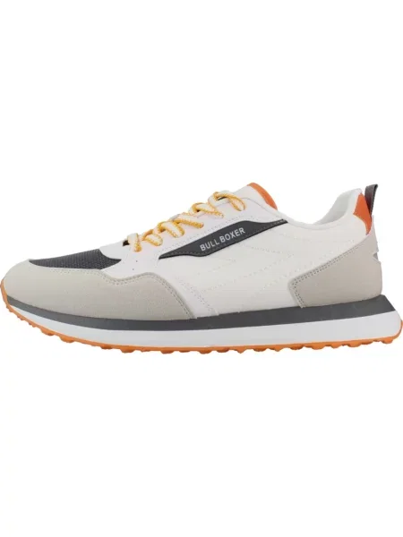 Sneakersy Bullboxer zamszowe retro białe