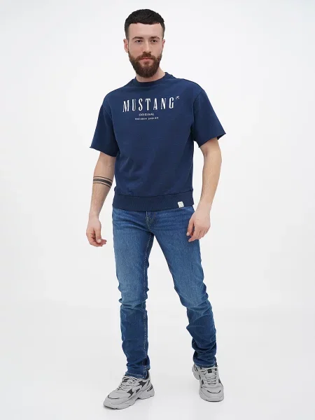 Зауженные джинсы Mustang Jeans синий