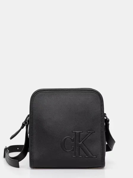 Чанта през рамо Calvin Klein черно