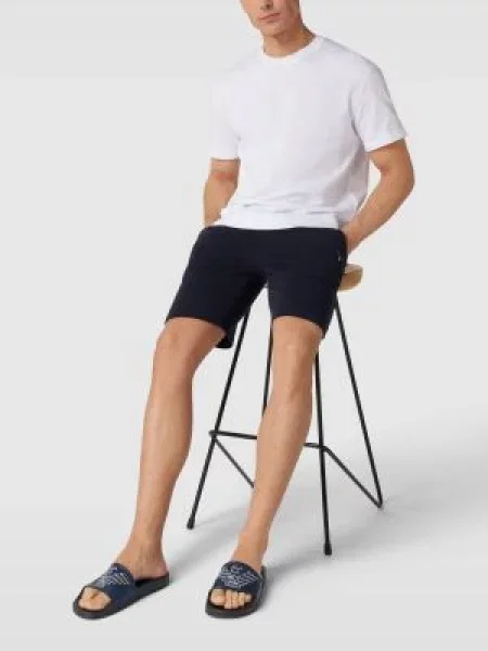 Klapki Emporio Armani niebieskie