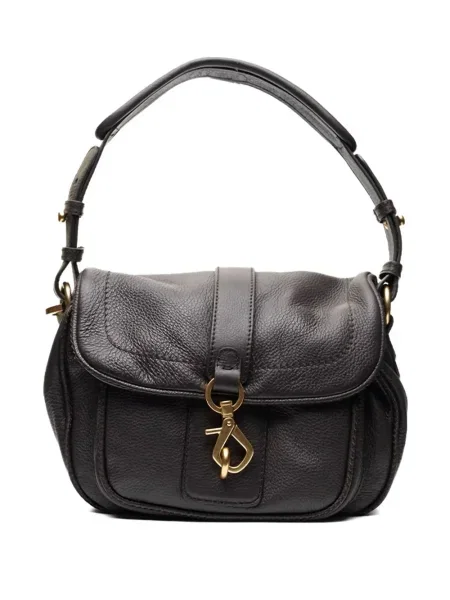 Torebka skórzana Poche Paris skórzana brązowa