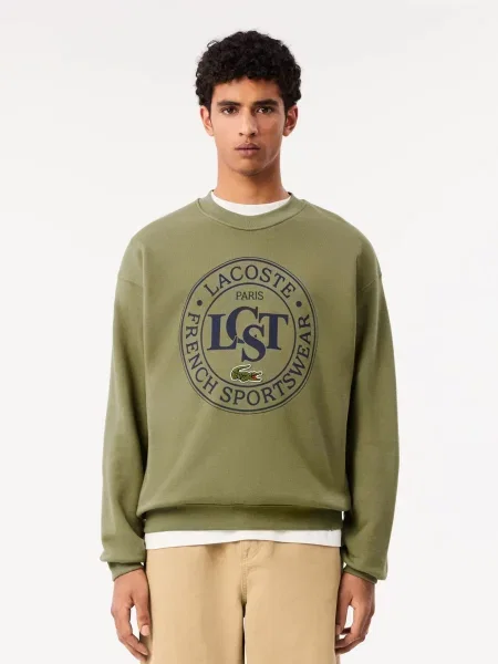 Свитшот Lacoste зеленый