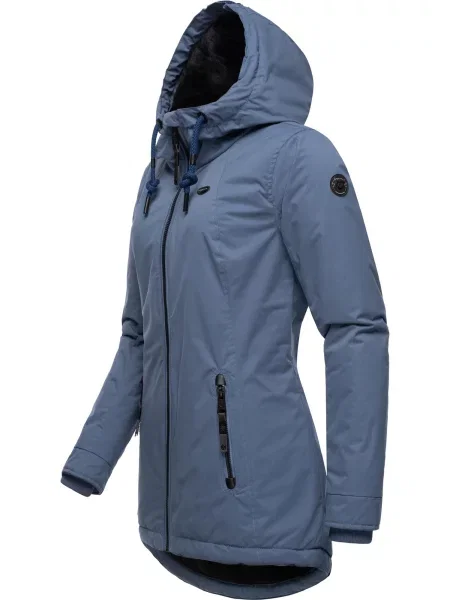 Ragwear Geacă funcțională Zuzka porumbel albastru