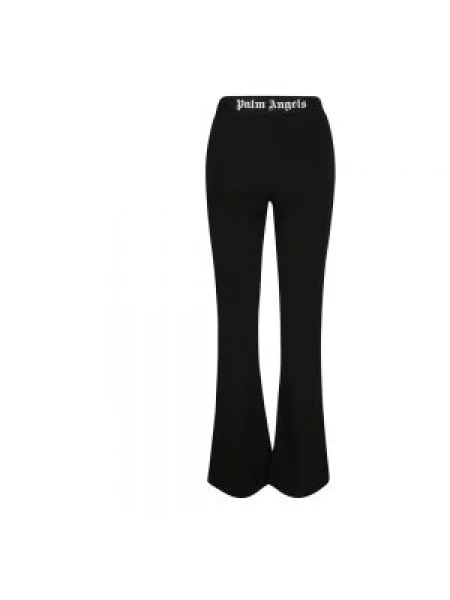 Legginsy Palm Angels dzwony czarne