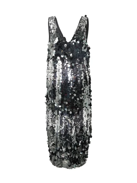SOAKED IN LUXURY Rochie de cocktail Adine argintiu
