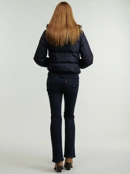 Geacă cu puf Armani Exchange albastru