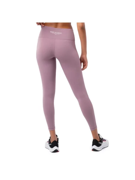 Legginsy sportowe ze średnim stanem Fitness Siroko Luxe fioletowe
