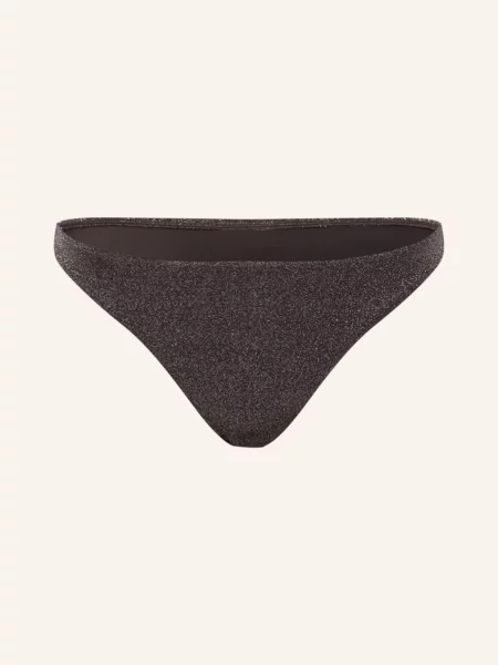 Seafolly Góra Od Bikini Bralette Poolside Z Błyszczącą Przędzą braun złoty