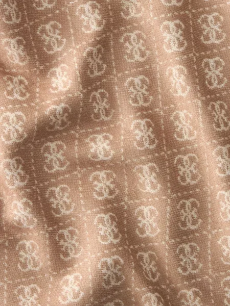Шарф Guess с принтом бежевый