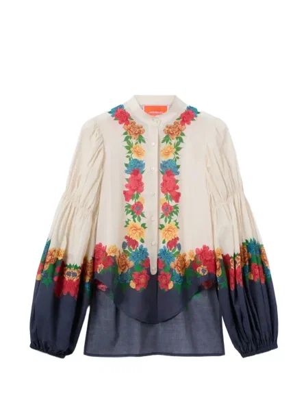 Bluzka La Doublej w kwiatki