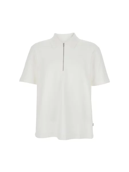 Koszulka polo Jil Sander biała